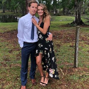 Hello Molly floral high low dress